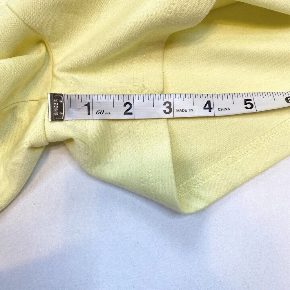 Zara Girl Sporty Collection Yellow Shorts Size 11-12 Soft Elastic Waist Pockets